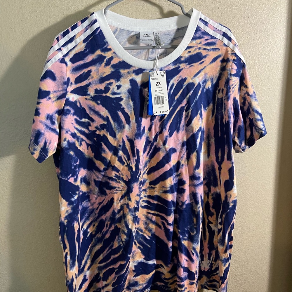 2x Classic Adidas Tie Dye